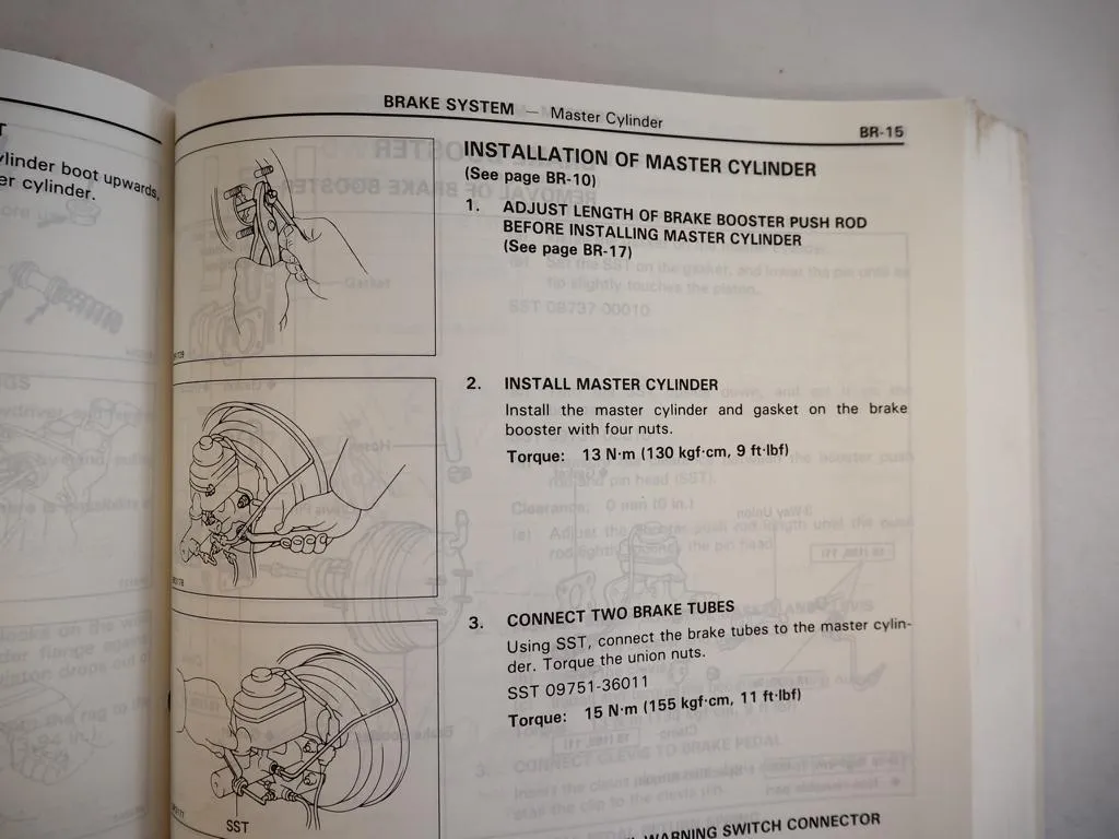 Toyota Truck Pickup 1992 Repair Manual Electrical Wiring Diagram for USA Canada