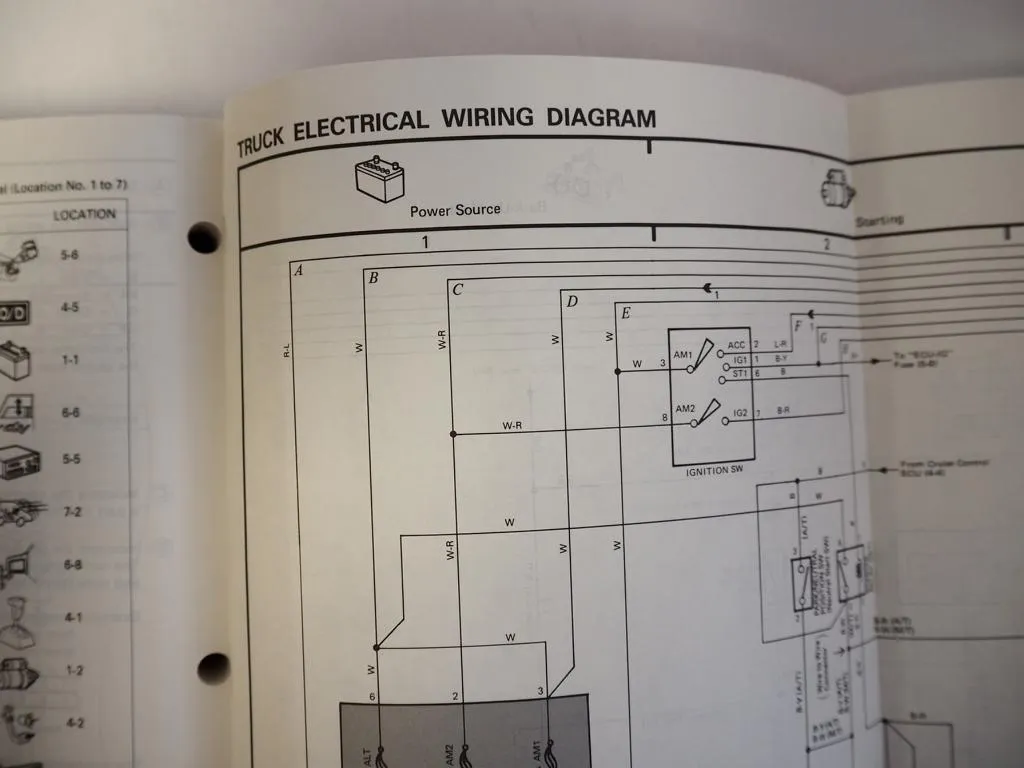 Toyota Truck Pickup 1993 RN VZN Repair Manual for USA Canada