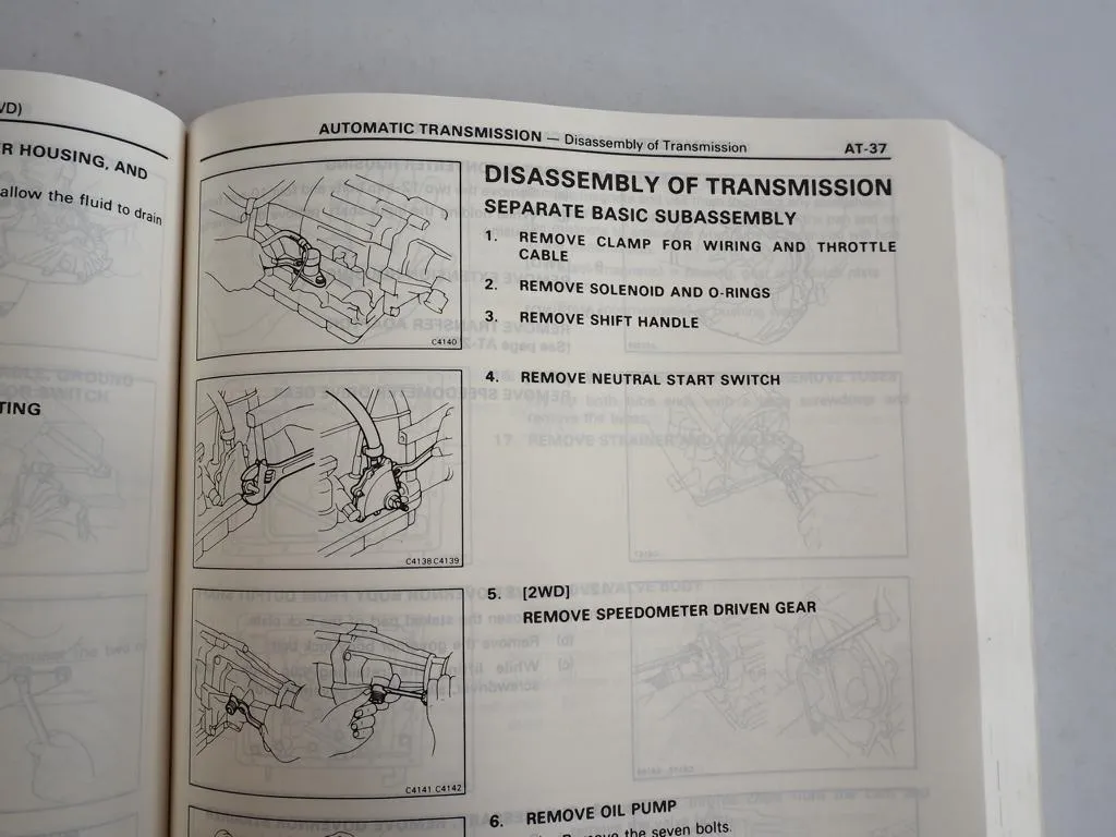 Toyota Van 1988 Repair Manual Electrical Wiring Diagram for USA Canada
