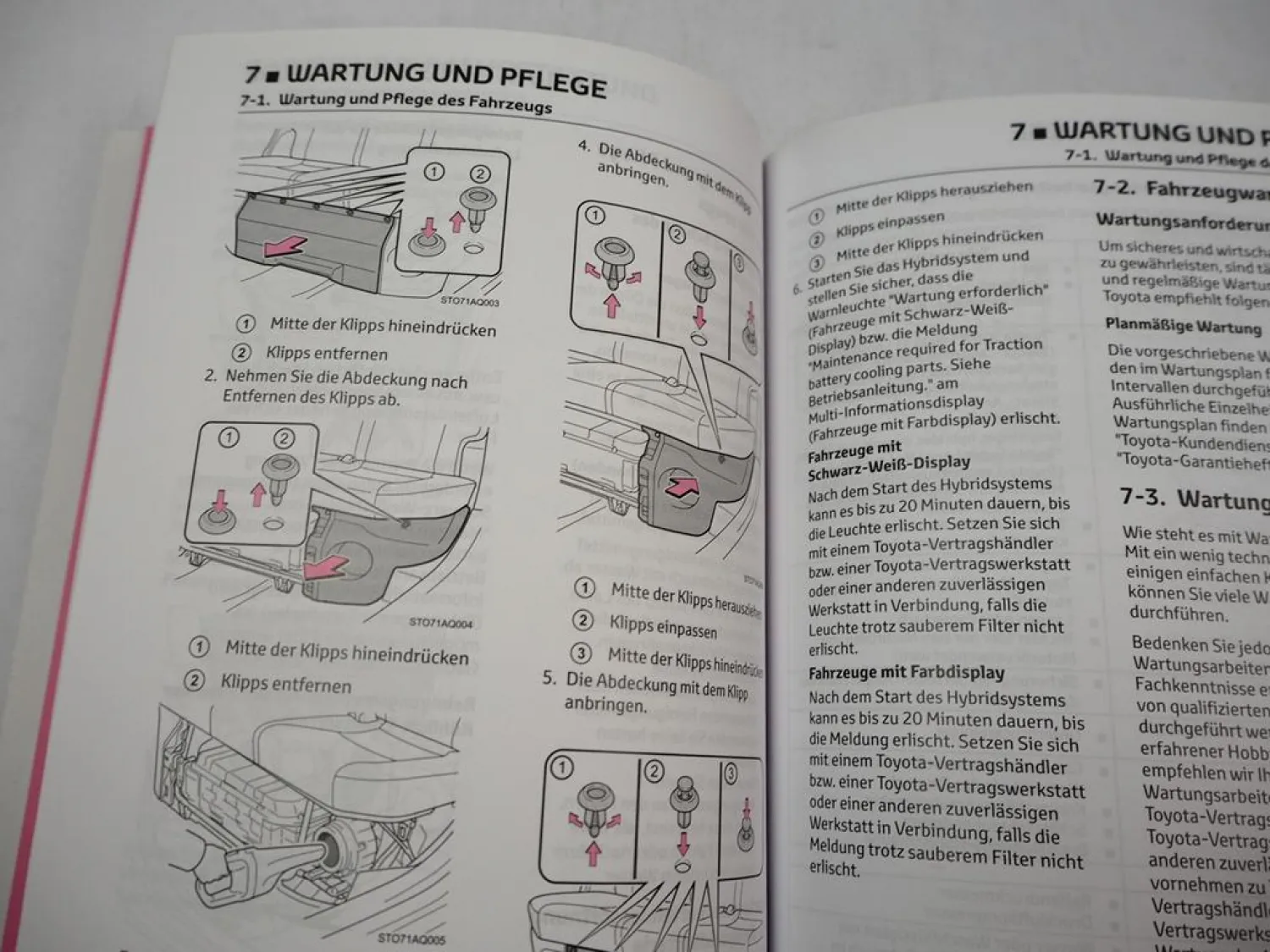 Toyota Yaris Hybrid XP13 Betriebsanleitung Bedienungsanleitung 2016 Bordbuch
