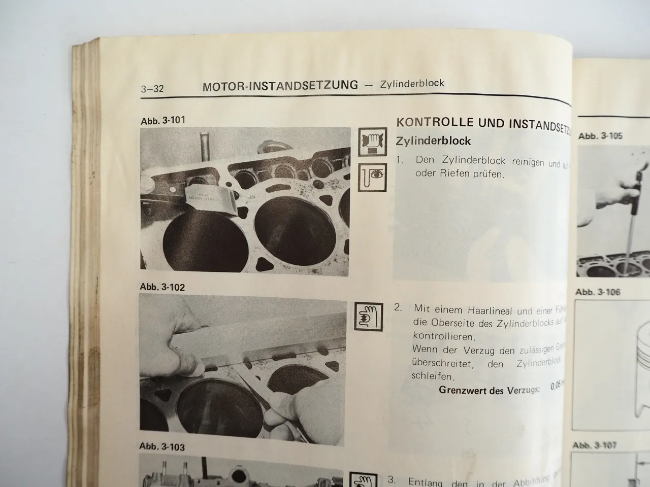 Toyota1000 Starlet Corolla Liteace BUV Motor 2K 3K 4K Werkstatthandbuch ab 2/81