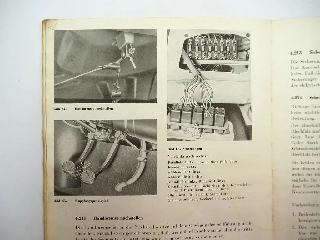 Trabant Typ P50/1 PKW Limousine Kombi Betriebsanleitung 1961