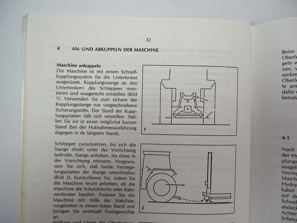 Trioliet TU 115 145 170 195 Siloblockschneider Betriebsanleitung 1995