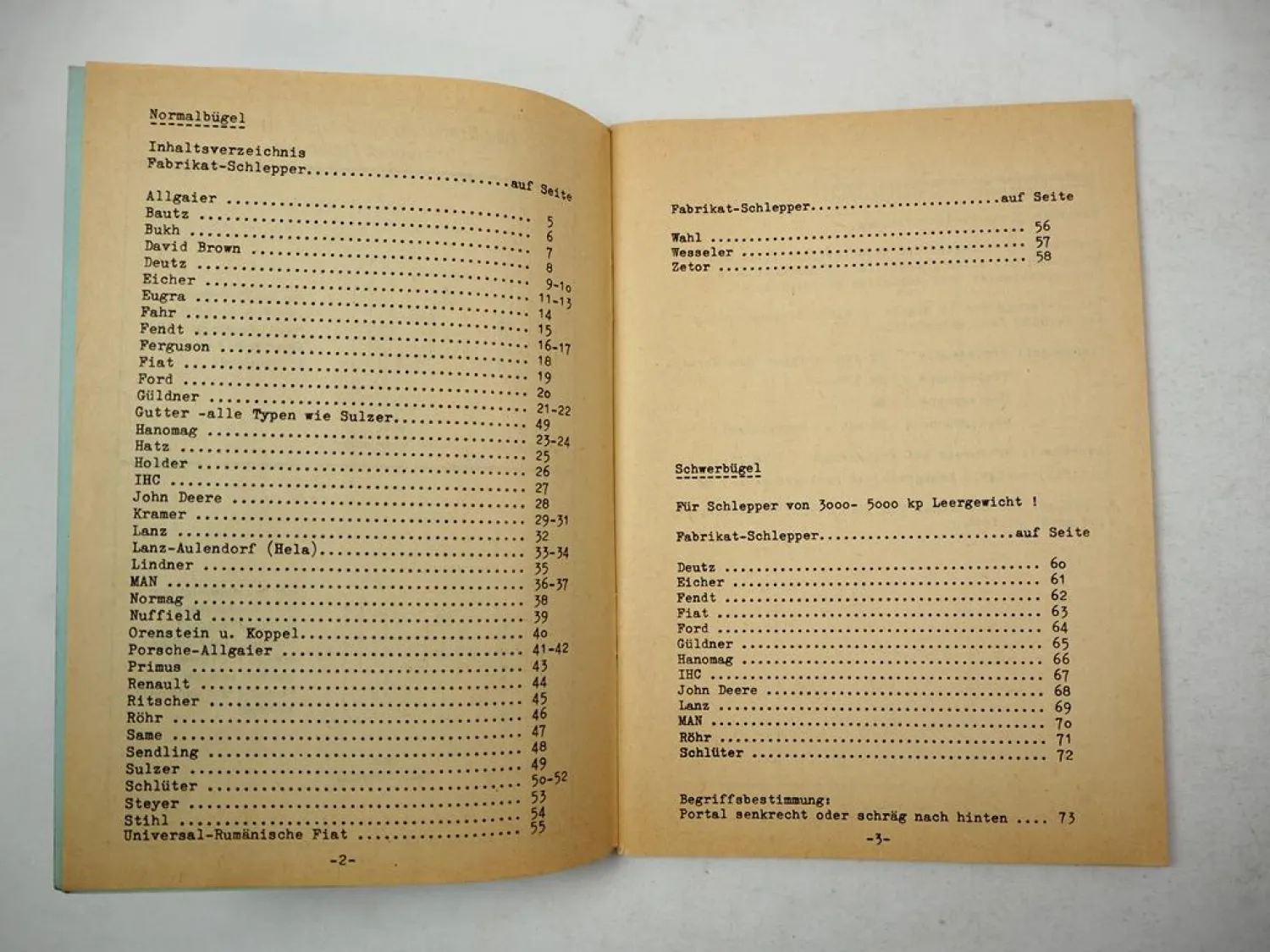 Tritschler Sicherheitsbügel für Schlepper Typenliste zB. Fendt Eicher Deutz 1976