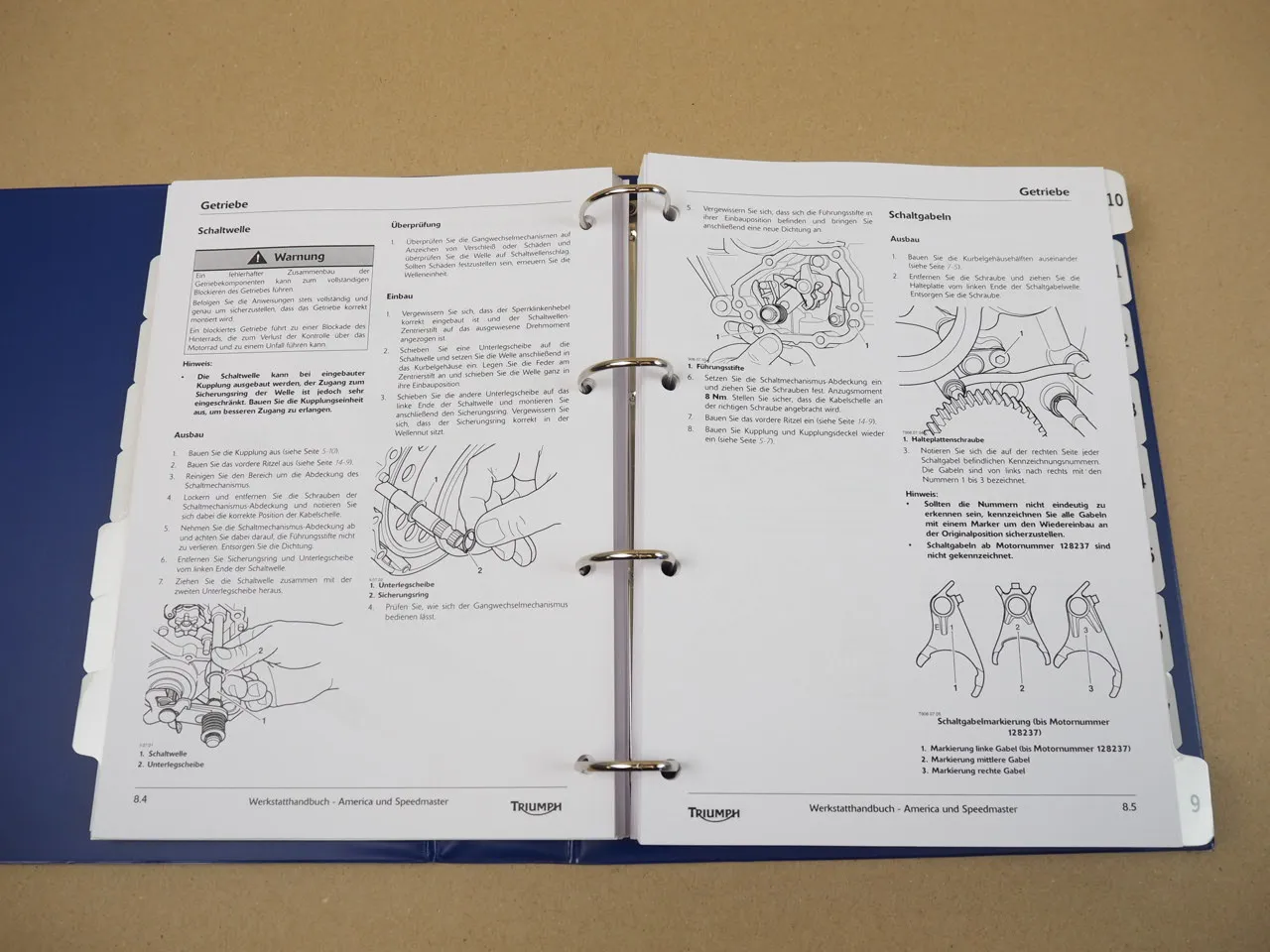 Triumph America + Speedmaster Werkstatthandbuch Reparaturanleitung 2011