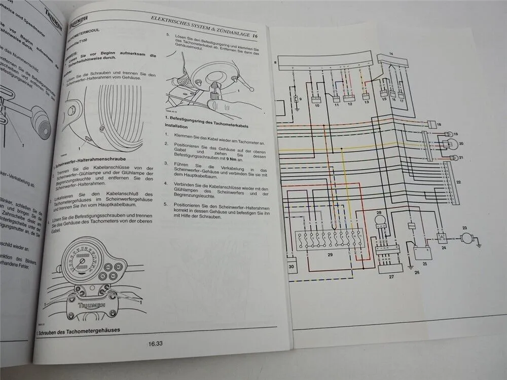 Triumph Bonneville T100 America Speedmaster Werkstatthandbuch 2002