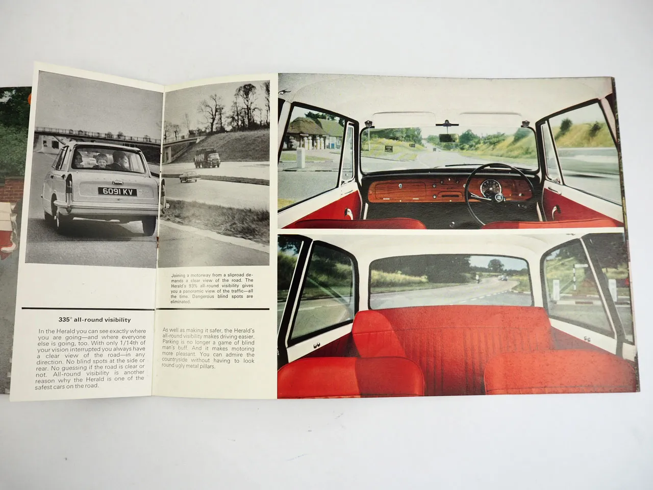 Triumph Herald 1200 Series Prospekt Brochure 1964 in Englisch