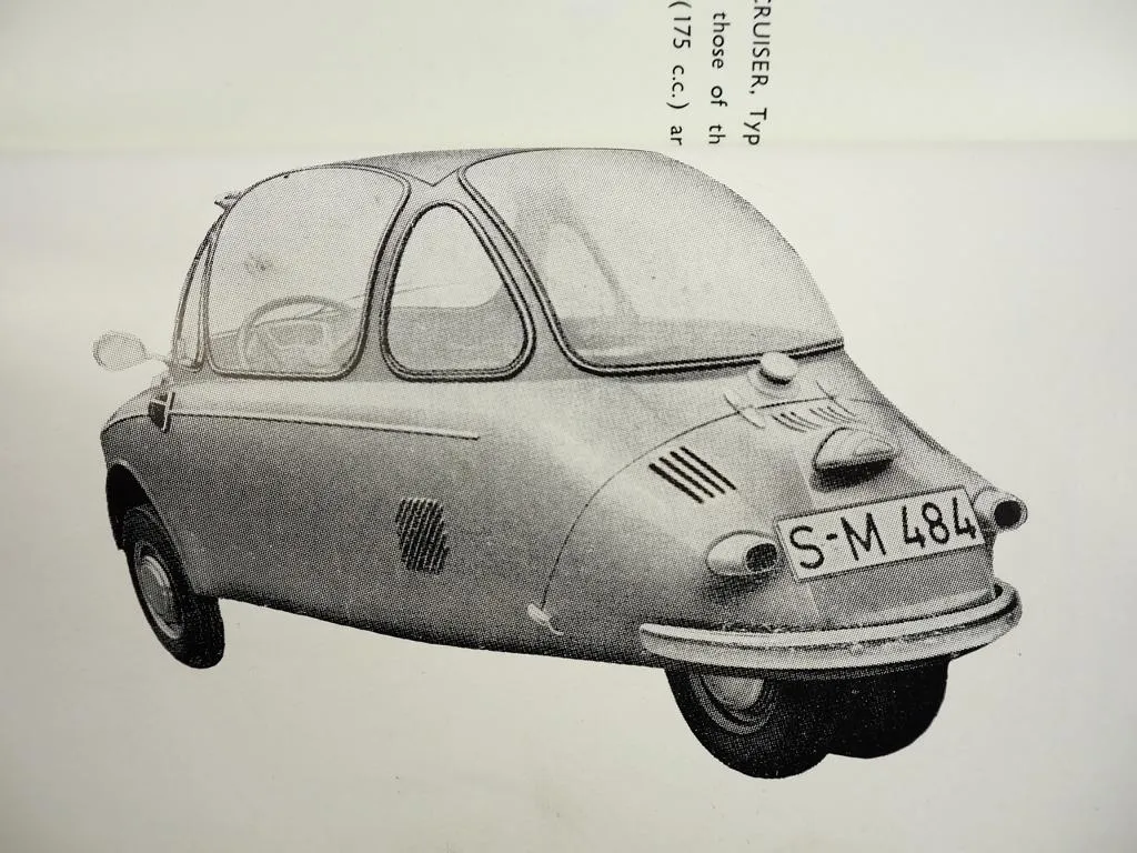 Trojan 150 154 B-O B-1 153 B-2 Heinkel Cars Parts List Ersatzteilliste ca. 1960