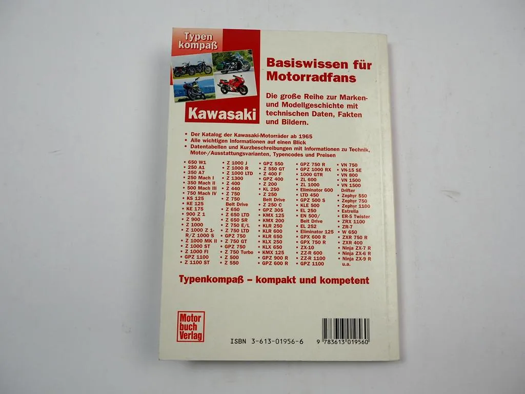 Typenkompass Kawasaki Motorräder seit 1965 A. Seiler Motorbuch Verlag 1999
