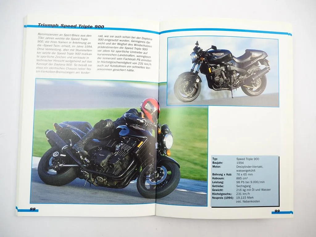 Typenkompass Triumph Motorräder seit 1945 J. Gaßebner Motorbuch Verlag 1999
