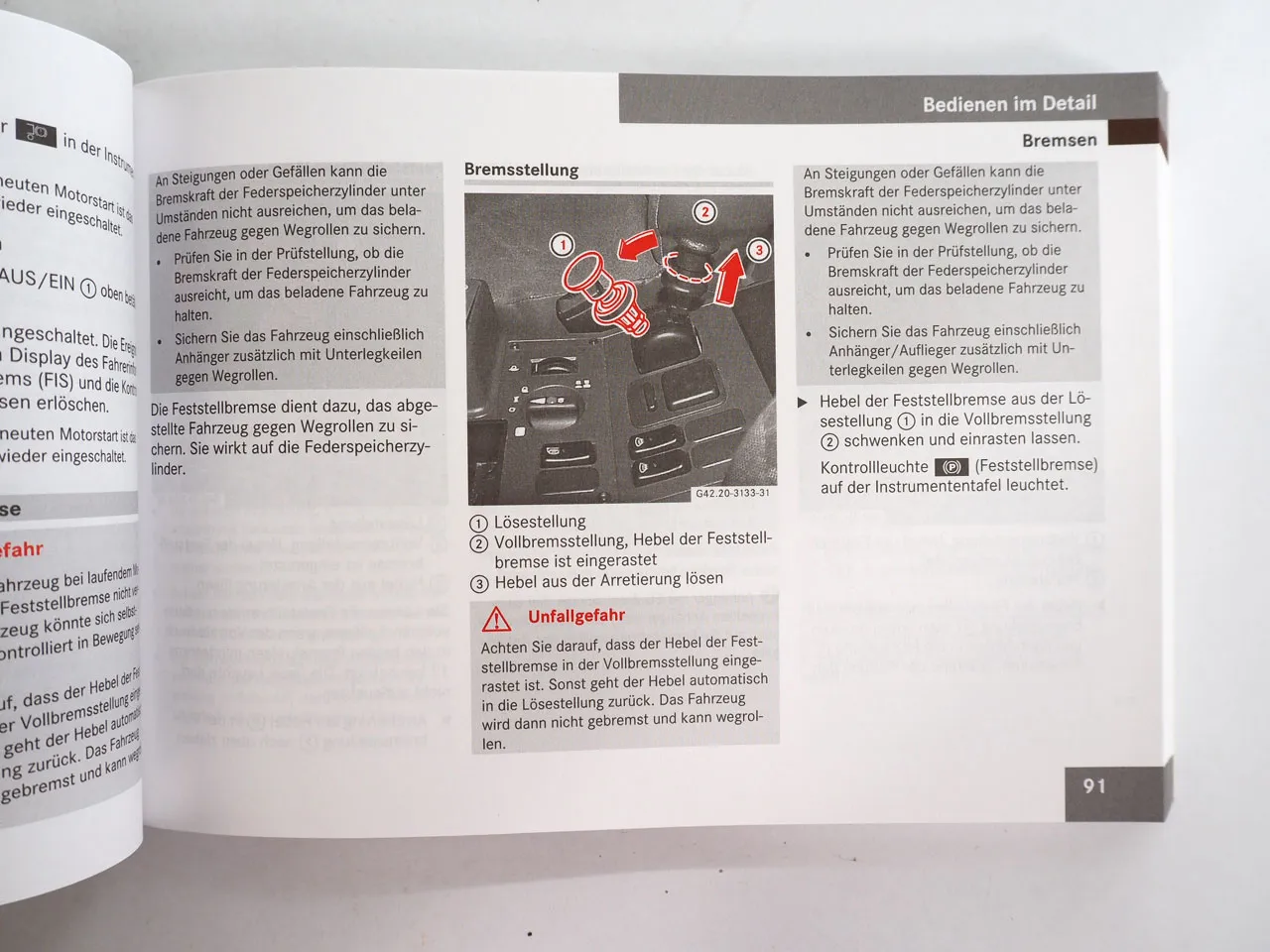 Unimog U300 U400 U500 mit Euro4 Betriebsanleitung Bedienungsanleitung 2006