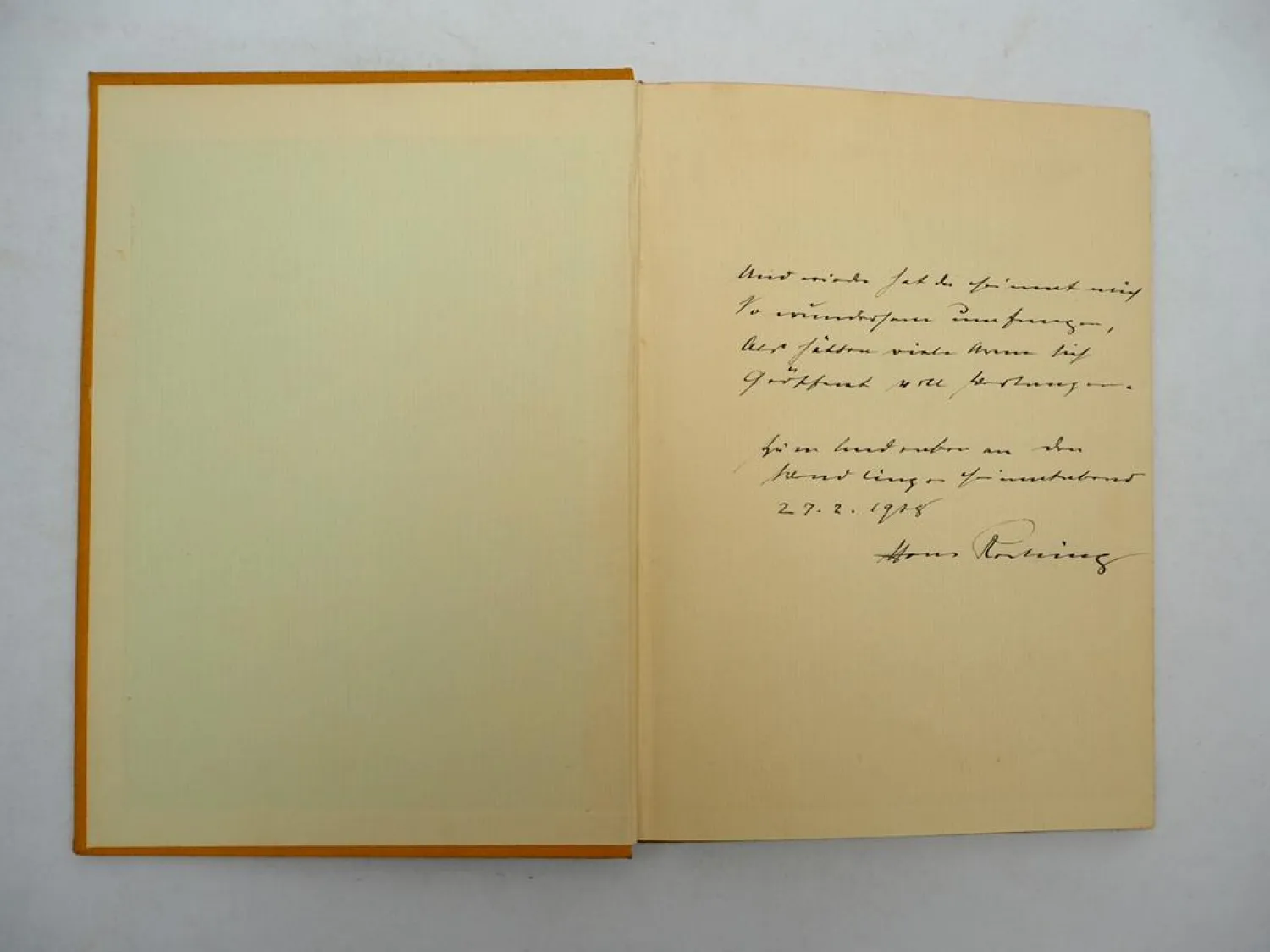 Unsere Heimat Bd.16 Württembergische Blätter 1937 H. Reyhing Widmung vom Autor