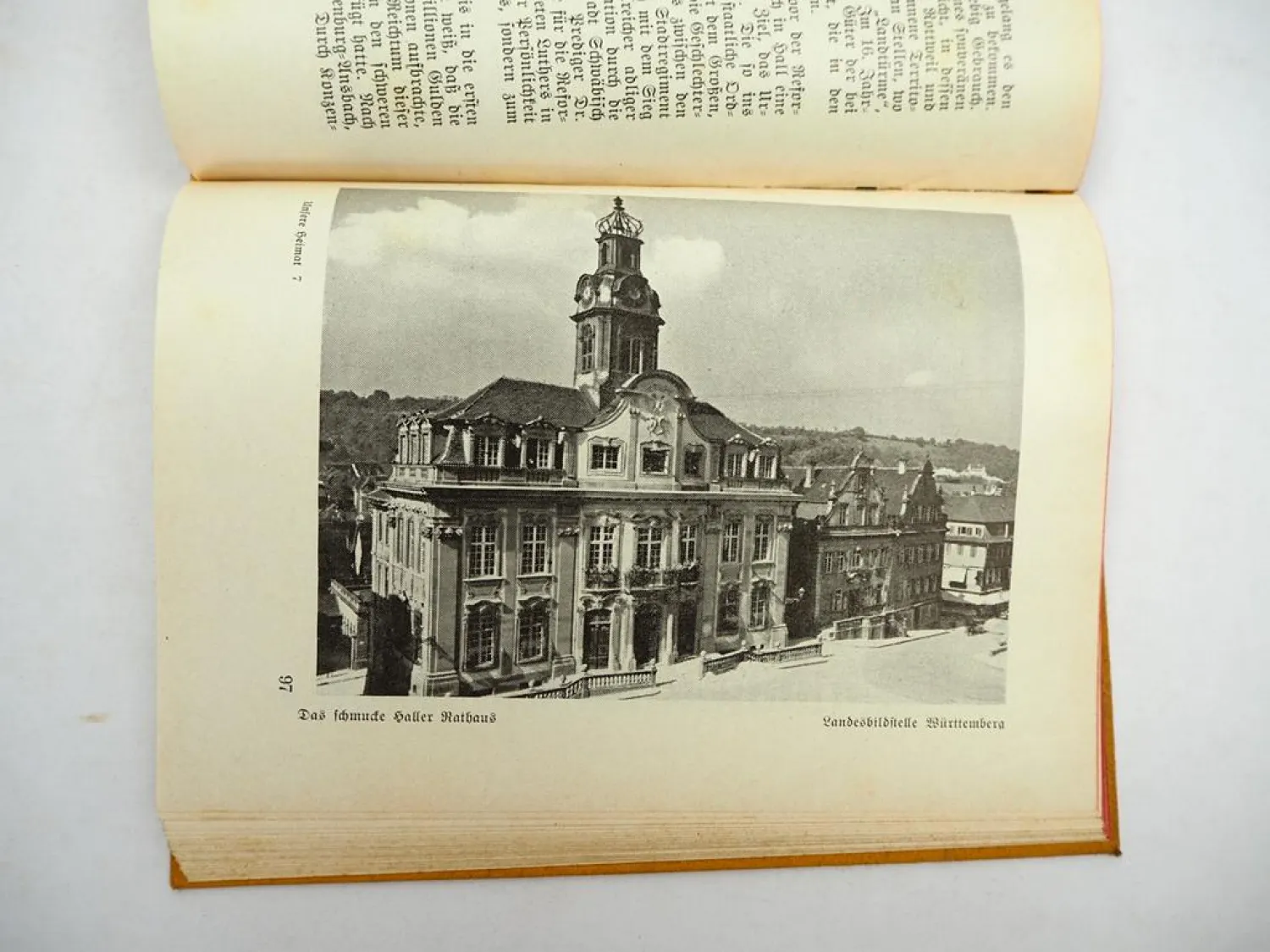 Unsere Heimat Bd.16 Württembergische Blätter 1937 H. Reyhing Widmung vom Autor