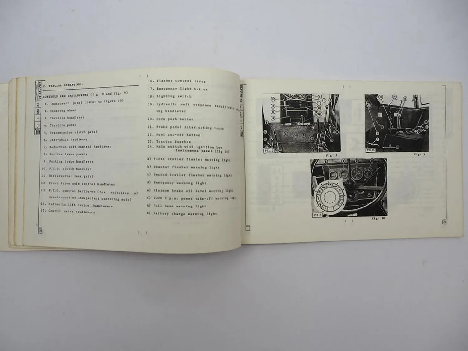 UTB U1033 DT Tractor Instruction Book 1998 Tractorul Brasov Romania