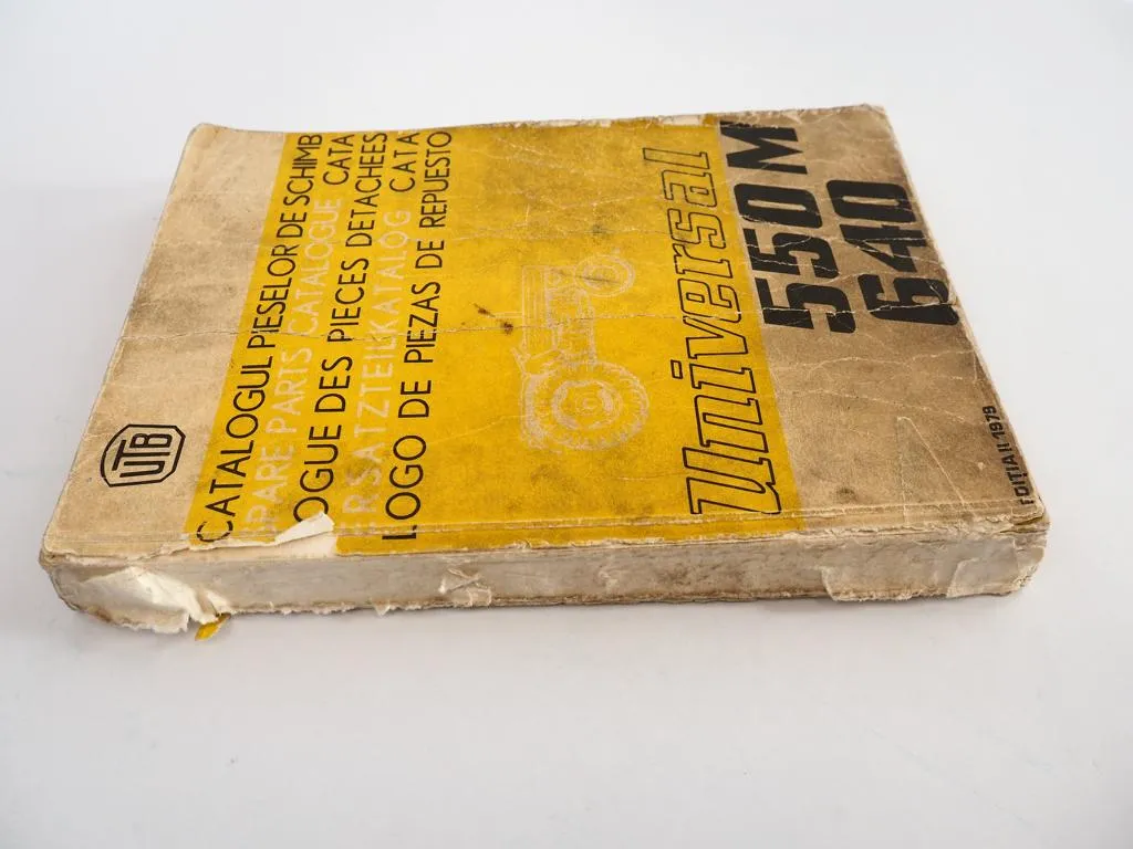 UTB Universal 550M 640 Tractor Schlepper Spare Parts List Ersatzteilliste 1979
