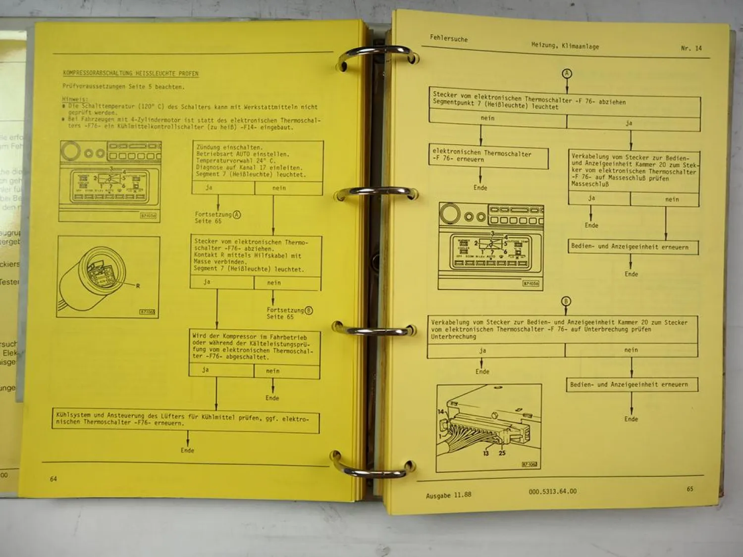 VAG Fehlersuche Audi & VW Motor Klimaanlage Karosserie Räder Getriebe T3 Golf 2 Audi 80 100