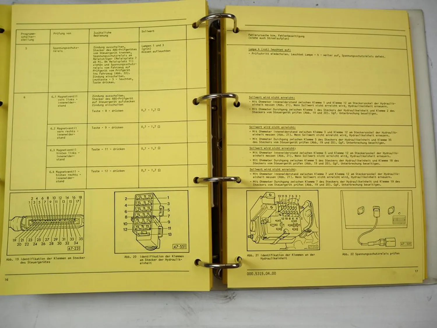 VAG Fehlersuche Audi & VW Motor Klimaanlage Karosserie Räder Getriebe T3 Golf 2 Audi 80 100