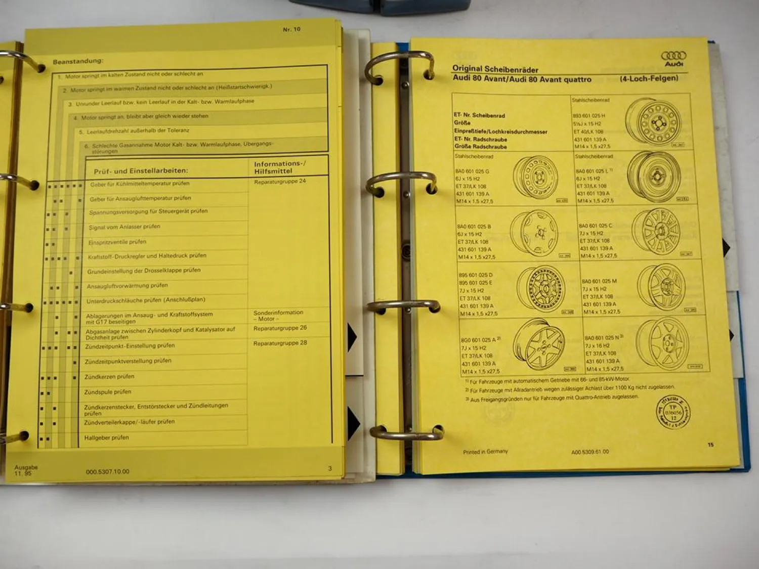 VAG Fehlersuche Motor Heizung Klimaanlage Karosserie Reifen ABS Audi VW Golf Bus