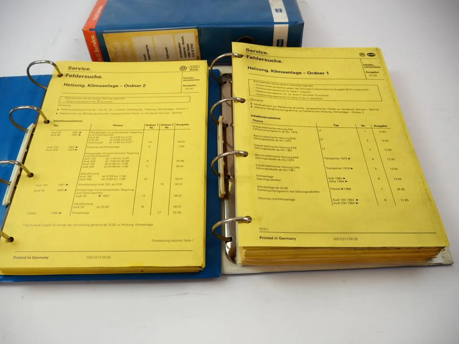 VAG Fehlersuche Motor Heizung Klimaanlage Karosserie Reifen ABS Audi VW Golf Bus