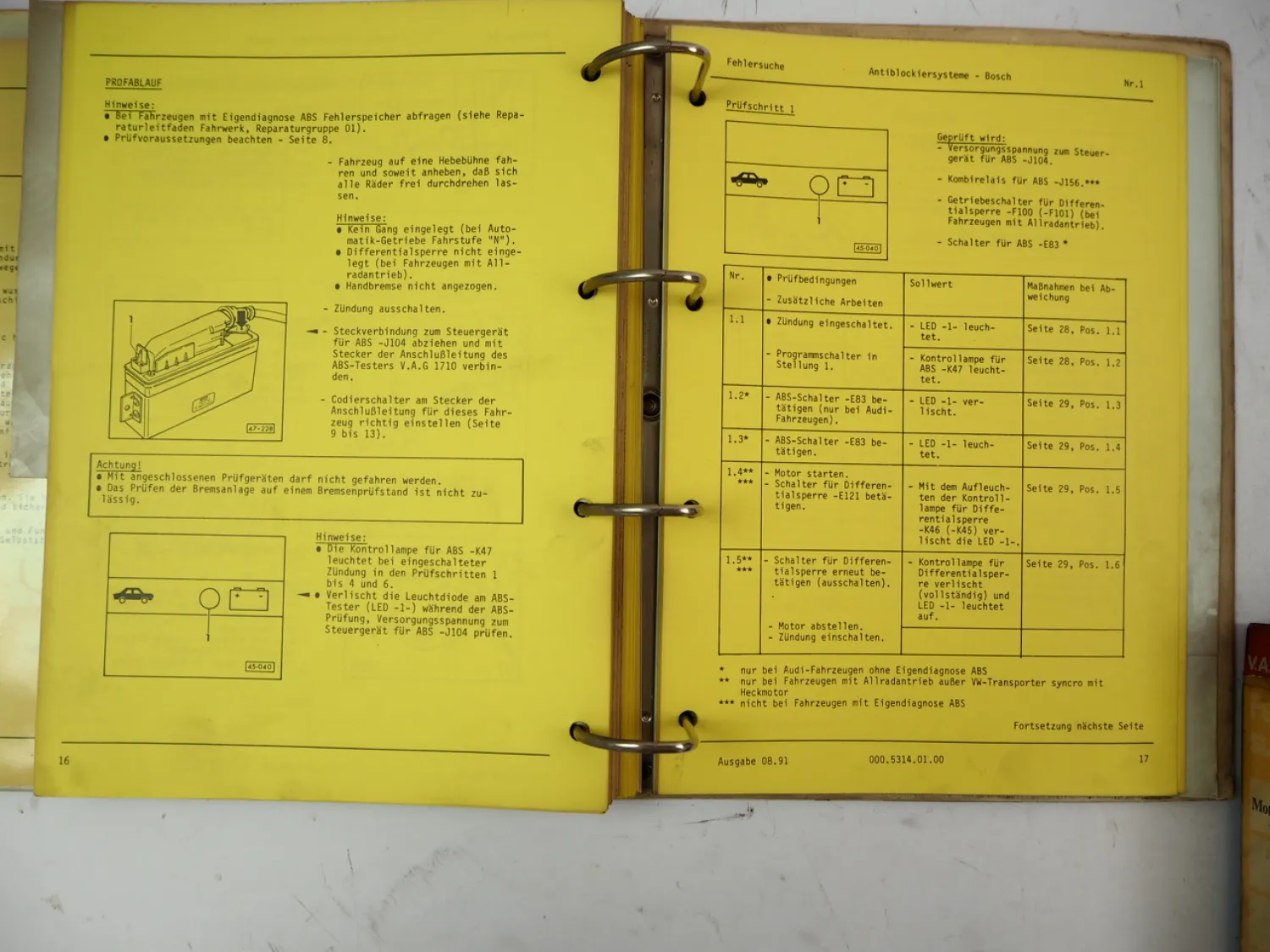 VAG Fehlersuche Motor Heizung Klimaanlage Karosserie Reifen Audi VW Golf T3 T4