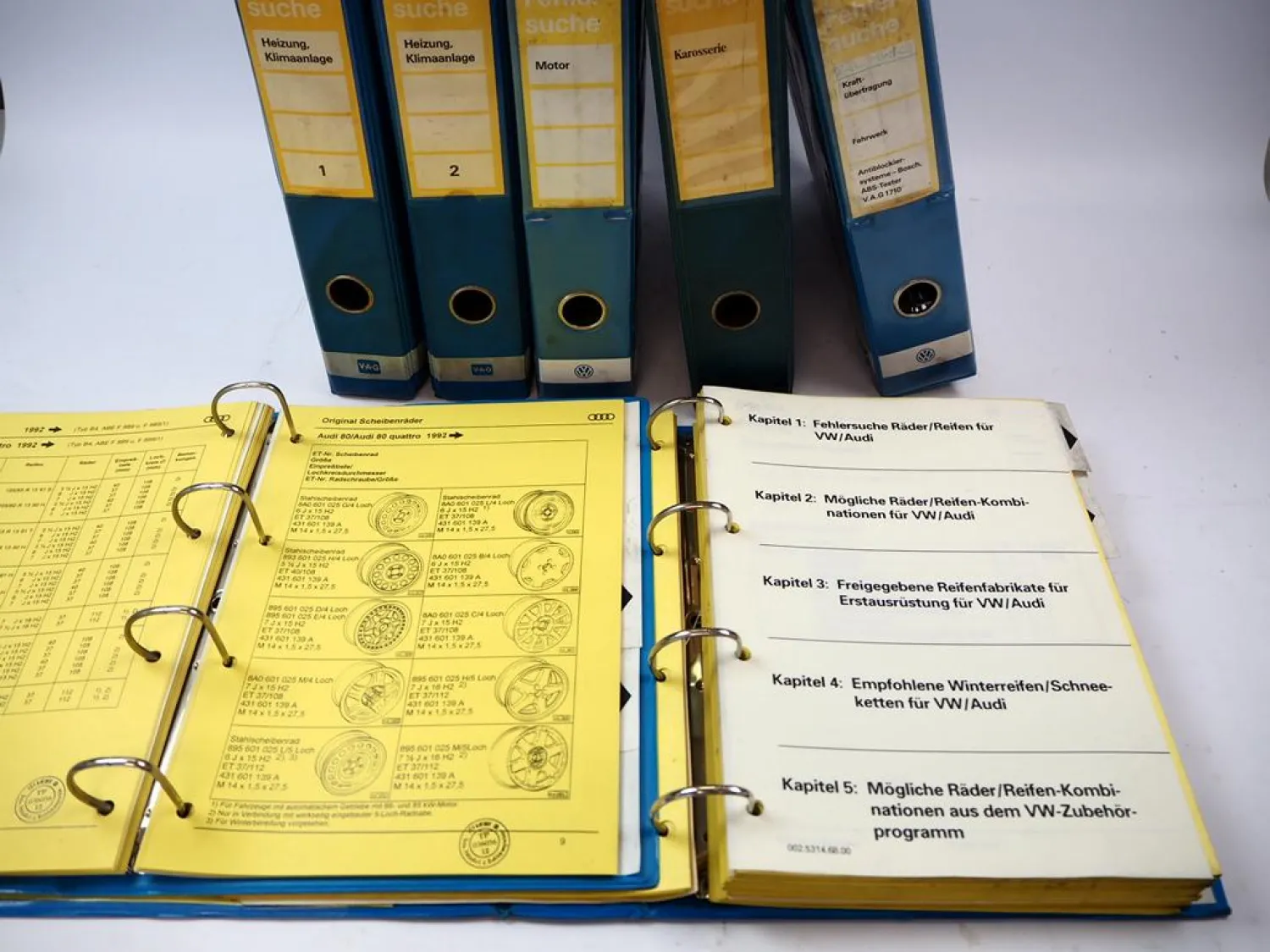 VAG Fehlersuche Motor Klimaanlage Karosserie Reifen Audi 80 100 200 VW Bus Golf