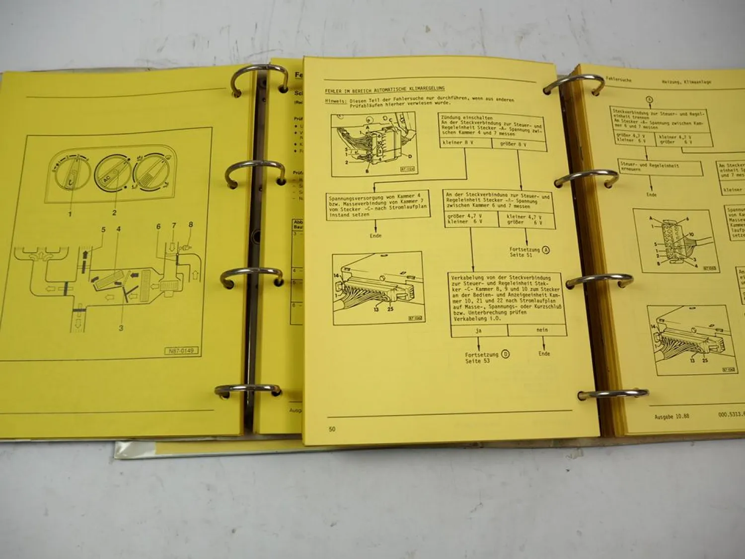 VAG Fehlersuche Motor Klimaanlage Karosserie Reifen Audi 80 100 200 VW Bus Golf