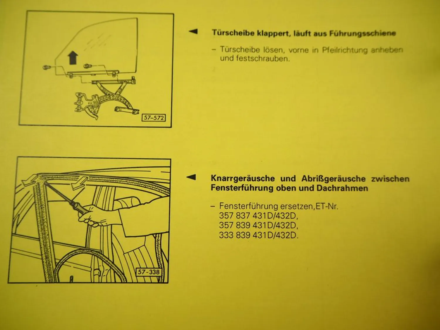 VAG Fehlersuche Motor Klimaanlage Karosserie Reifen Audi 80 100 200 VW Bus Golf