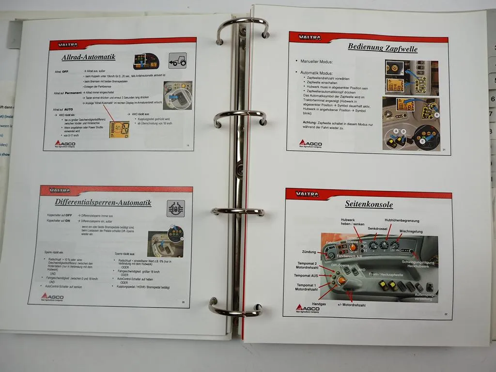 Valtra S233 263 293 323 353 Traktor Service Training Werkstatthandbuch 2012