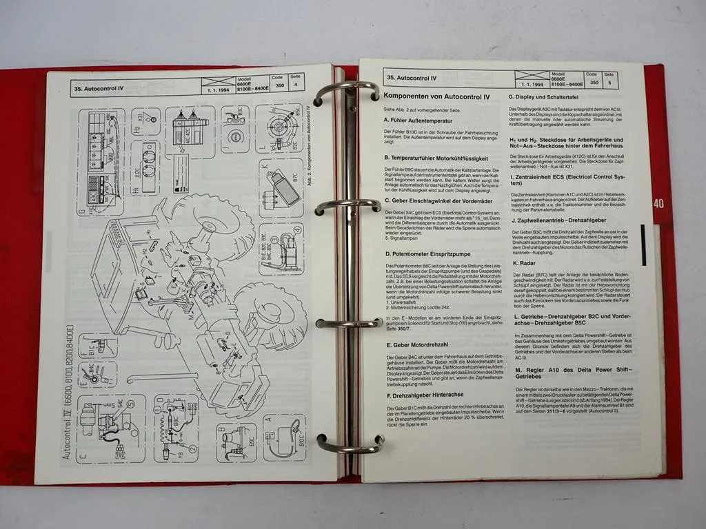 Valtra Valmet 6000 - 8400 6600E - 84700E Traktor Werkstatthandbuch 1990 - 1995