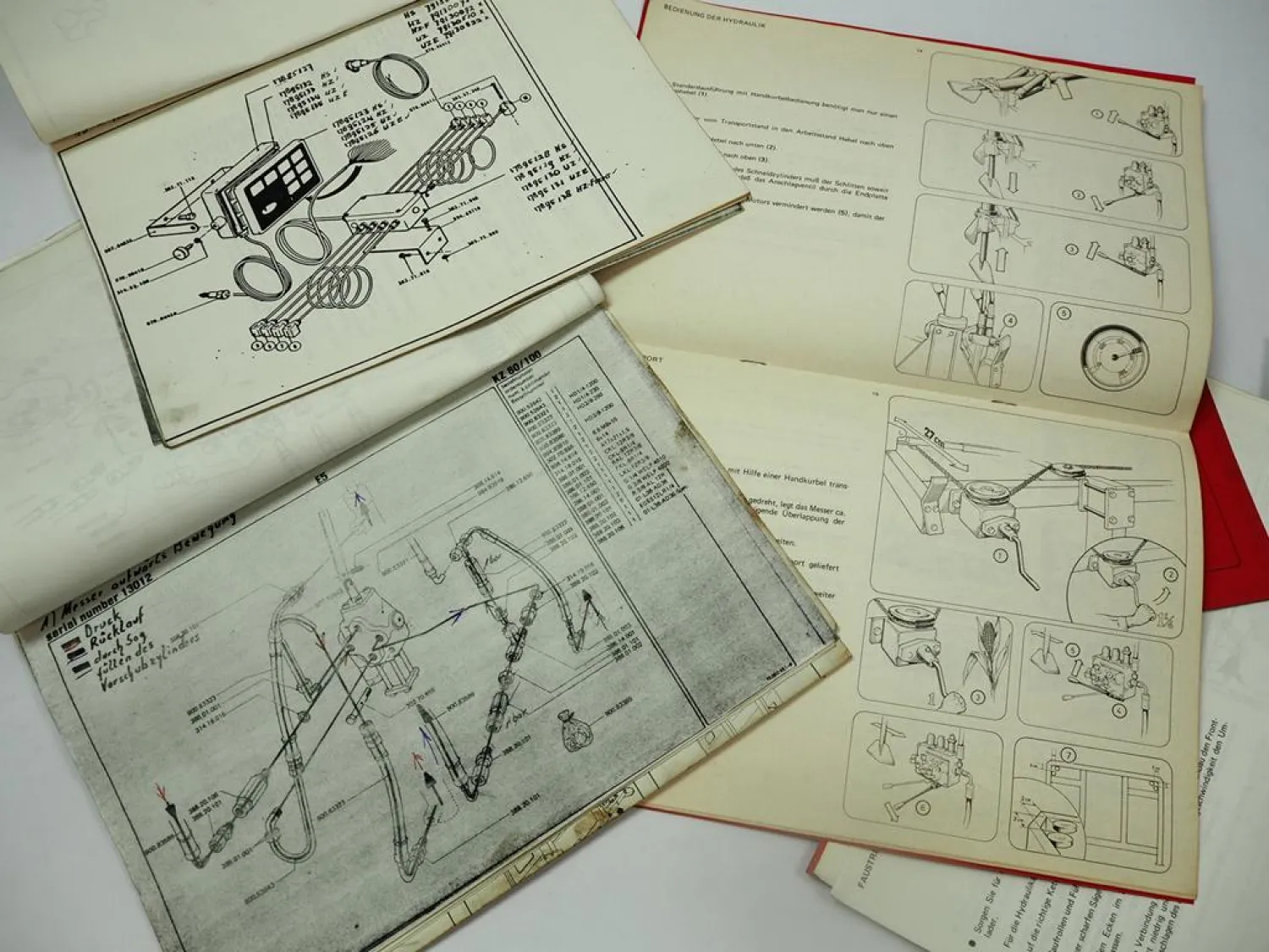 Vicon KS HU KZ 80 110 140 165 Siloblockschneider Siloblocksäge Betriebsanleitung