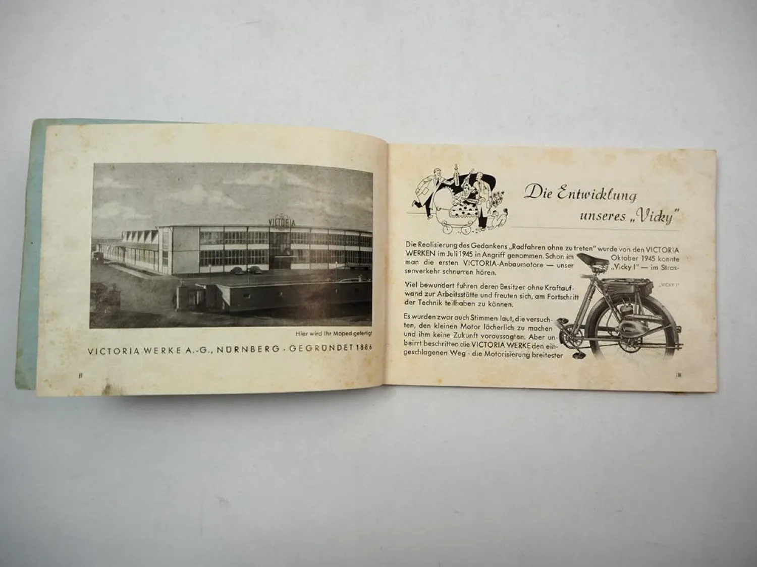 Victoria Vicky III N IV Export Moped Betriebsanleitung Bedienung Wartung 1957