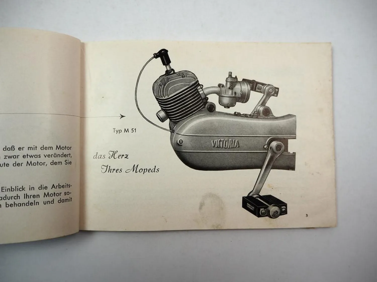 Victoria Vicky III N IV Export Moped Betriebsanleitung Bedienung Wartung 1957