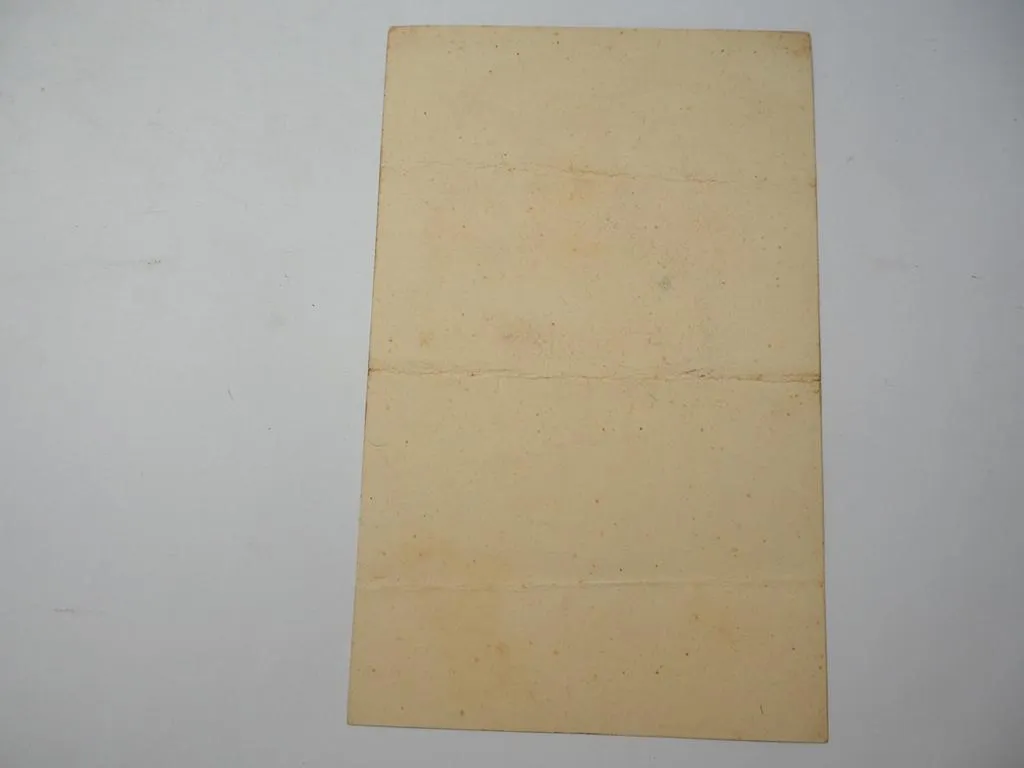 Villa Heilquell Bad Wildungen Hufelandstrasse 15 Speisefolge um 1900 Speisekarte