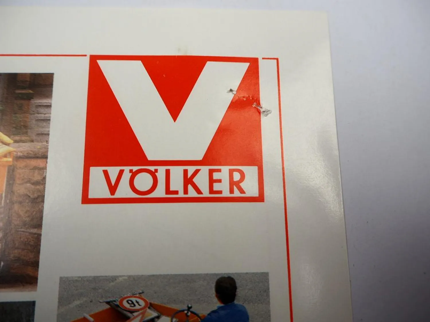 Völker ED 601 602 604 Allzweck Transporter Kipper 19PS Prospekt Anschreiben 1987