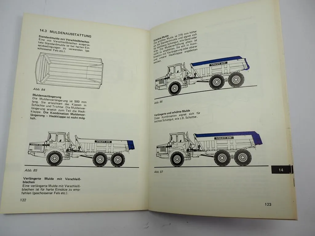 Volvo BM 861 5350 Dumper Muldenkipper Handbuch Grundlagen der Erdbewegung