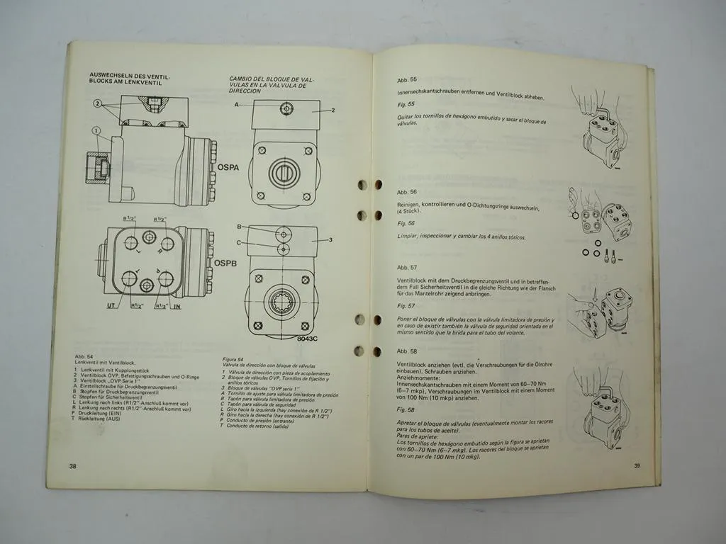 Volvo BM Hydrostatische Lenkung Orbitrol Werkstatthandbuch Reparatur 1983