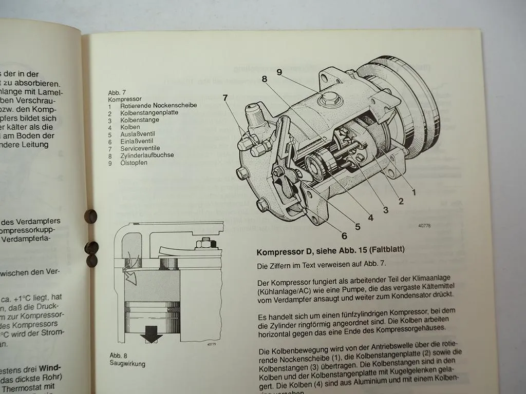 Volvo BM Klimaanlage L30 - L160 6300 A20 A25 A35 Werkstatthandbuch Schaltplan