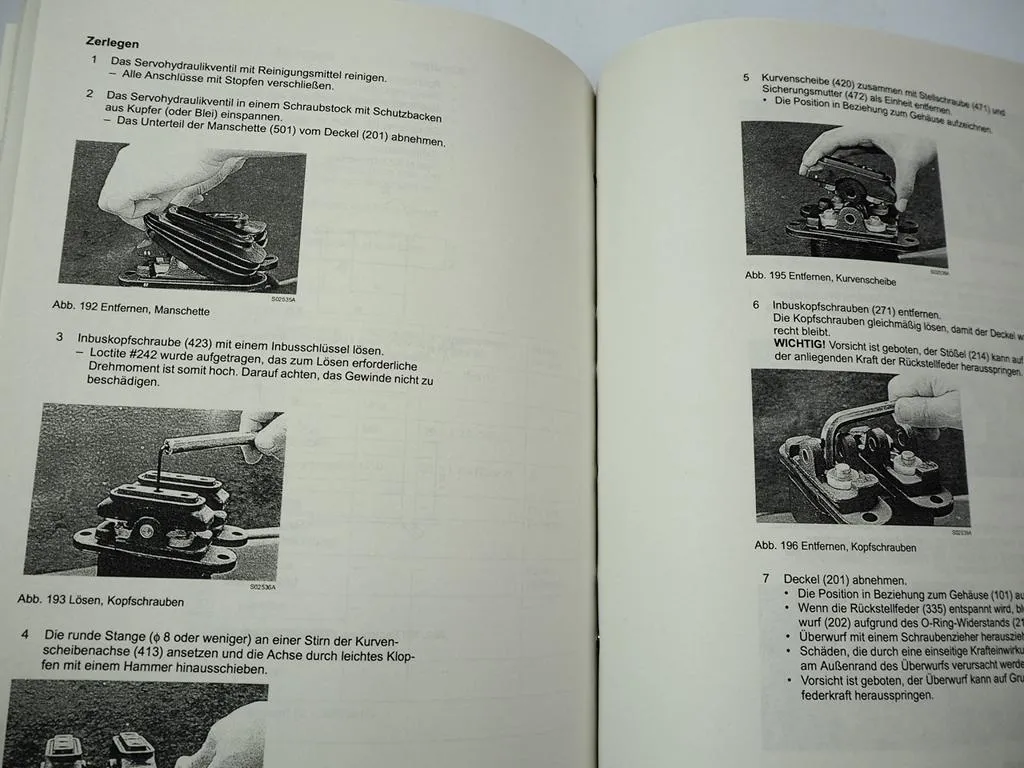 Volvo EC210 EC240 Hydraulik Bagger Werkstatthandbuch Reparaturanleitung 2000