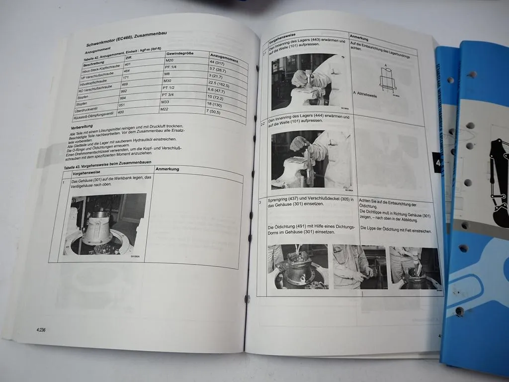 Volvo EC360 EC460 Hydraulik Bagger Werkstatthandbuch Reparaturanleitung 2000