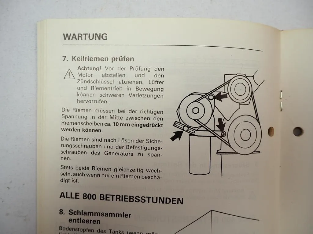 Volvo Penta TD31A CE Industrie Dieselmotor Betriebsanleitung Wartung 1986