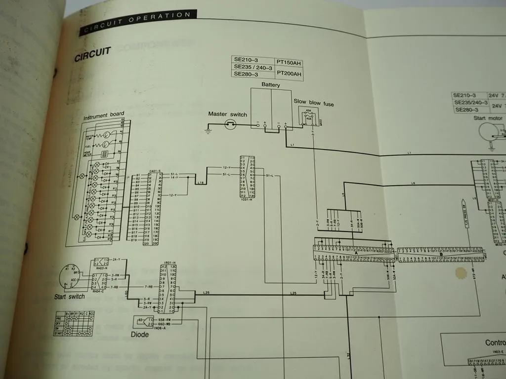 Volvo Samsung SE210 SE235 SE240-3 Hydraulic Excavator Shop Service Repair Manual