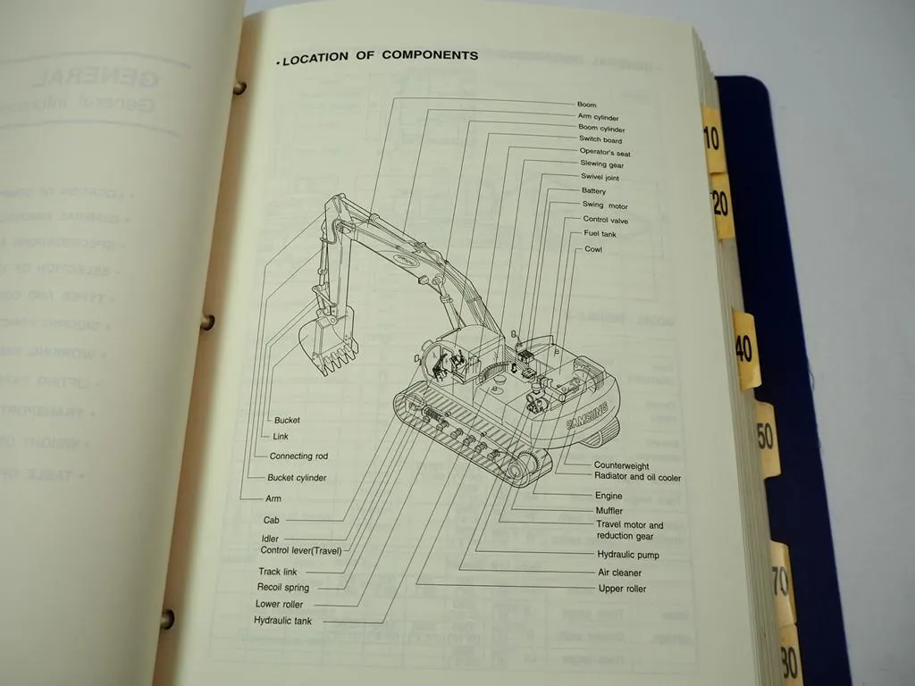 Volvo Samsung SE350 LC-2 Hydraulic Excavator Shop Service Repair Manual 1998