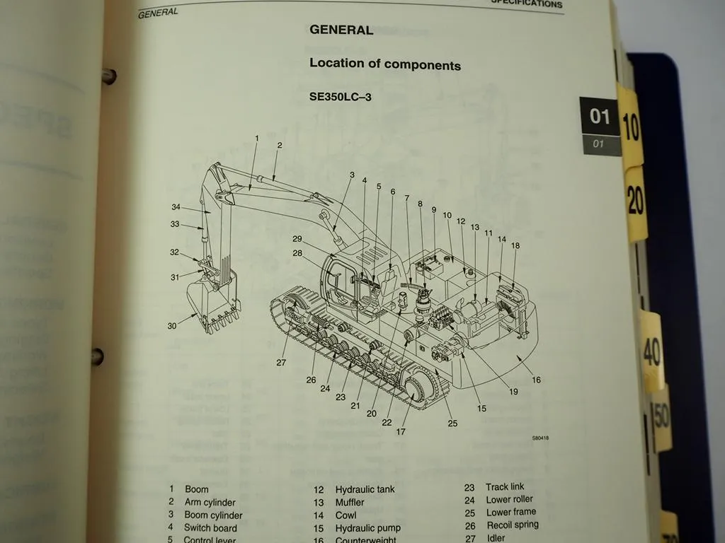 Volvo Samsung SE350 SE450 LC-3 Hydraulic Excavator Shop Service Repair Manual
