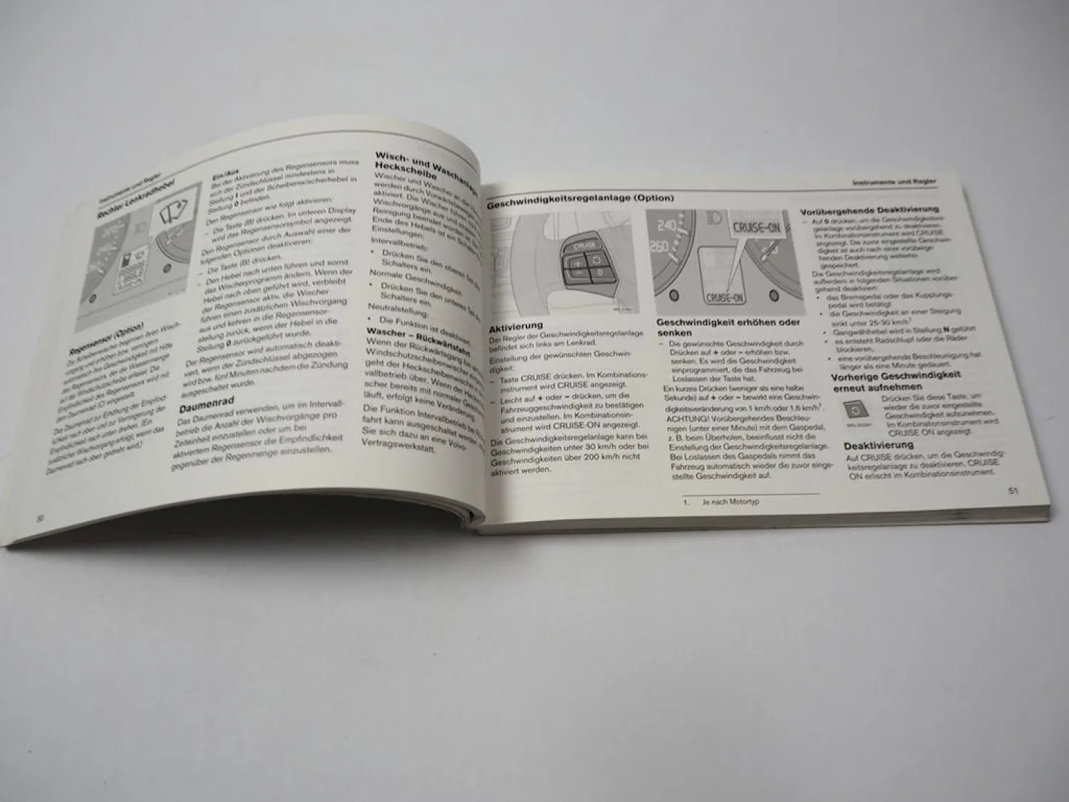 Volvo V50 2005 Typ M Kombi Betriebsanleitung Bedienungsanleitung