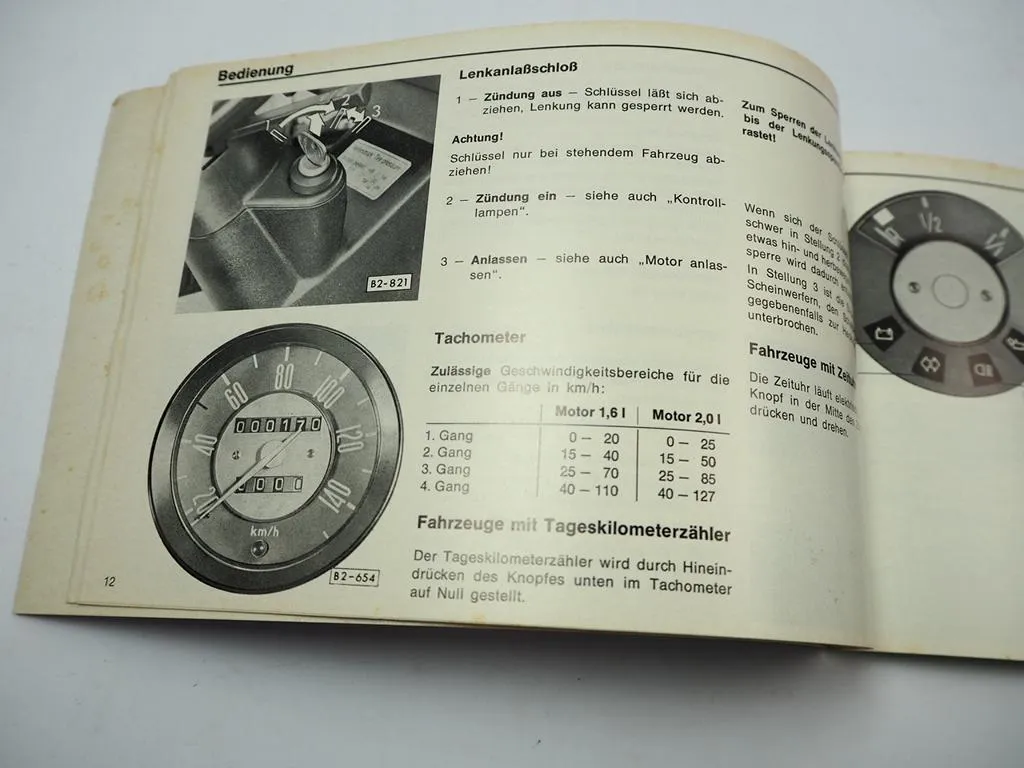 VW Bus Transporter T2 T2b Betriebsanleitung Bedienung Wartung Stand 8/1975