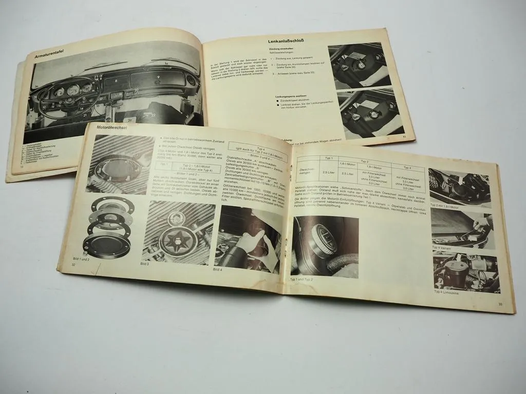 VW Bus Transporter T2 T2b Betriebsanleitung Bedienungsanleitung Bordbuch 8/1973