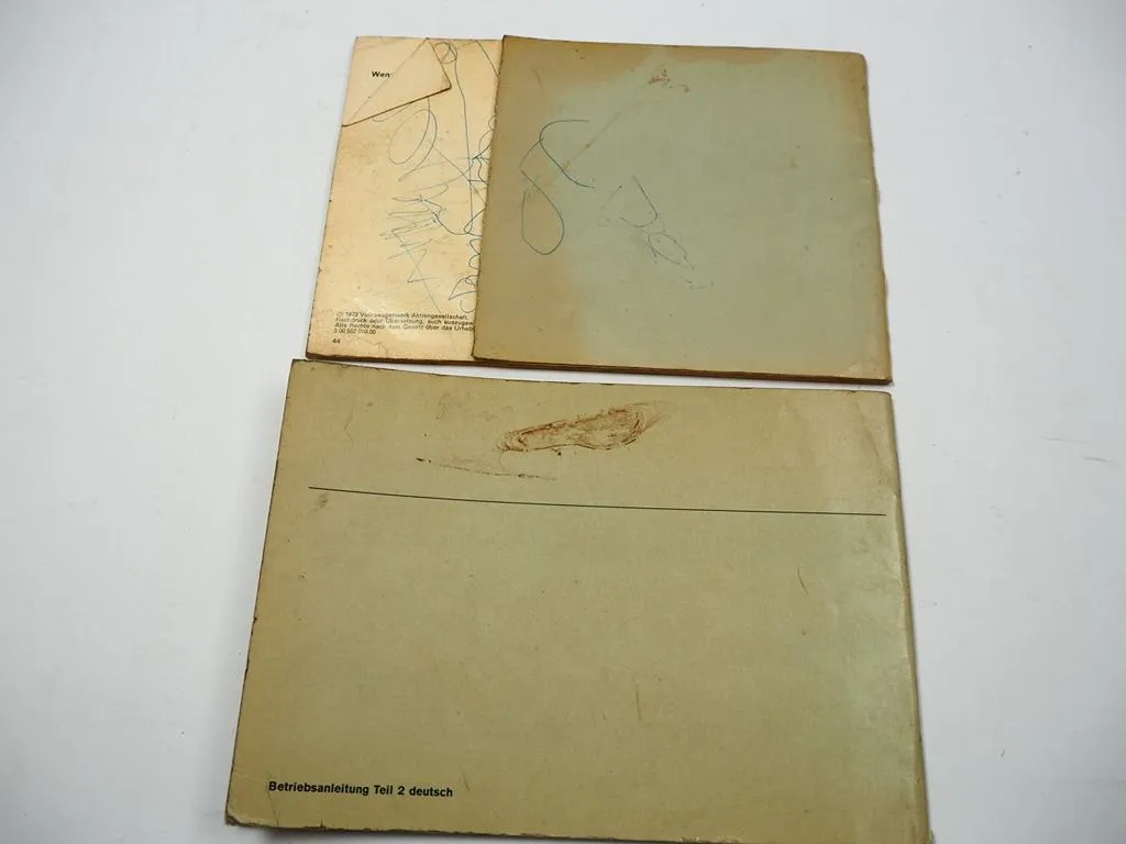 VW Bus Transporter T2 T2b Betriebsanleitung Bedienungsanleitung Bordbuch 8/1973