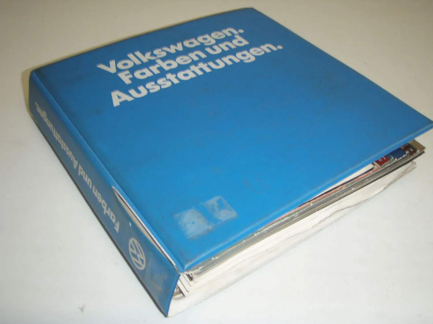 VW Farben Ausstattungen Muster Katalog 1983 1984