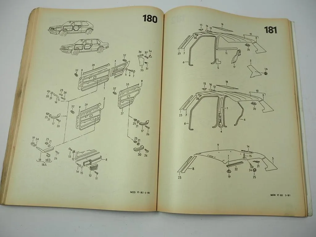 VW Golf 2 Jetta 1982 - 1984 Ersatzteilkatalog Bildkatalog Illustrated Catalogue 1988