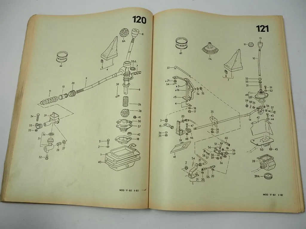 VW Golf 2 Jetta 1982 - 1984 Ersatzteilkatalog Bildkatalog Illustrated Catalogue 1988